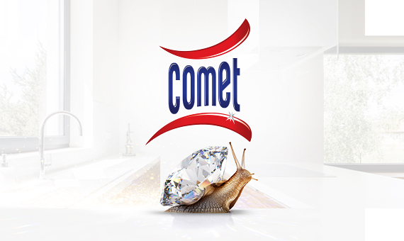 Создание ключевого визуала для бренда Comet