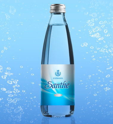 Дизайн этикетки воды бутылочной